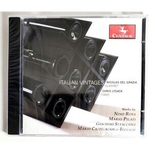 ITALIAN VINTAGES CLASSICAL CD Nicholas Del Graza Chris Lysacek Centaur Brand New